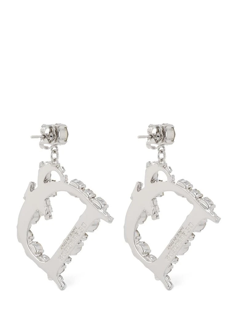 商品DSQUARED2|D2 Crystal Drop Earrings,价格¥1329,第3张图片详细描述
