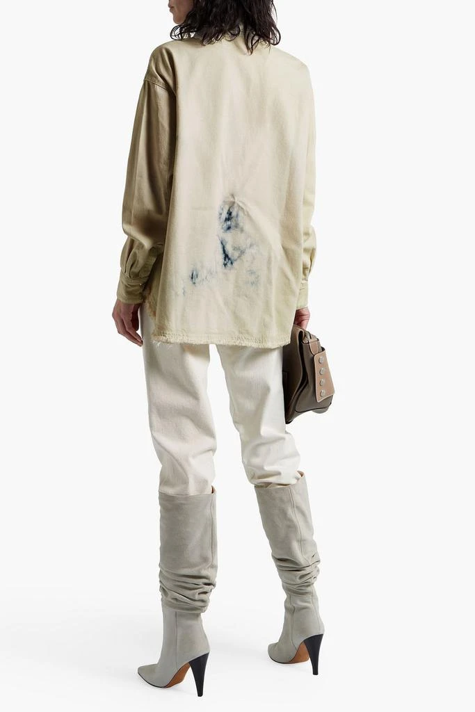 商品IRO|Inola oversized tie-dyed denim shirt,价格¥448,第1张图片