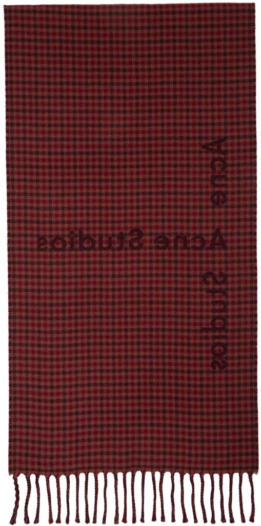 商品Acne Studios|Burgundy Vasto Scarf,价格¥1260,第2张图片详细描述