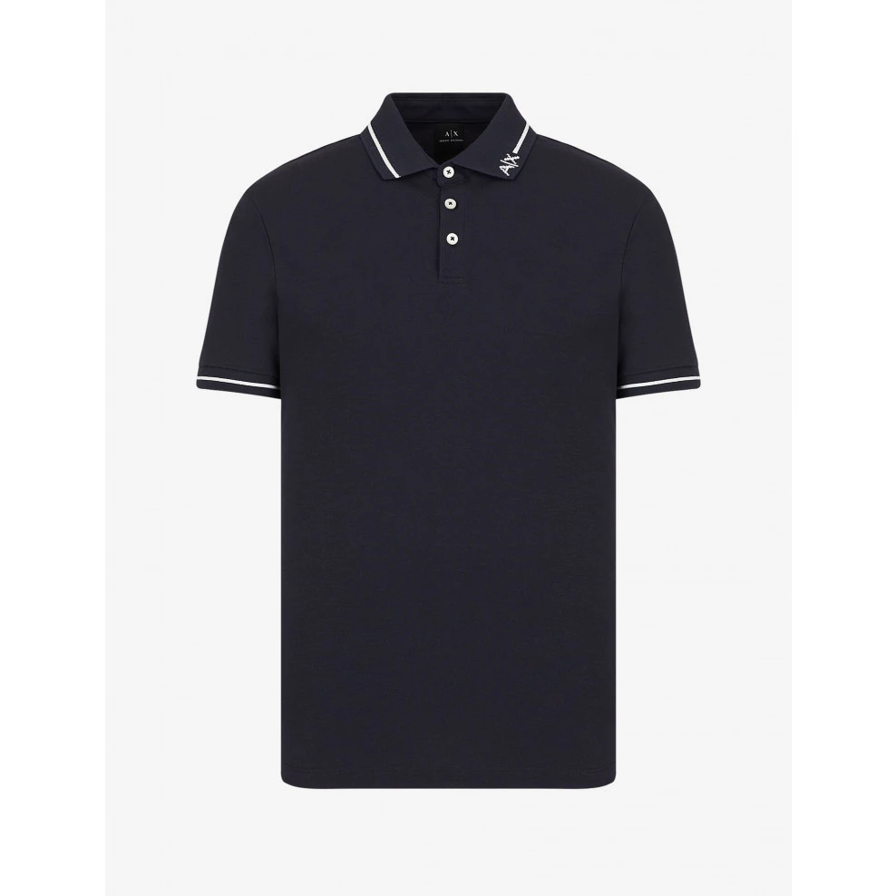 商品[国内直发] Armani Exchange|ARMANI EXCHANGE 黑色男士POLO衫 8NZFFL-ZJ5DZ-1510,价格¥582,第1张图片