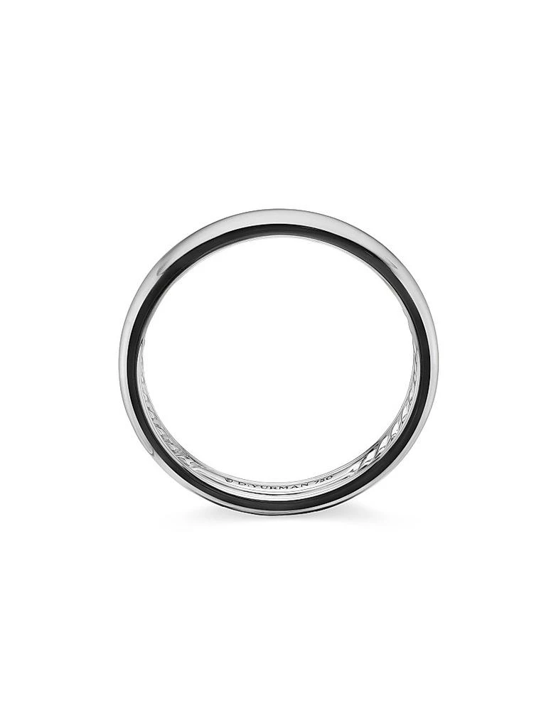 商品David Yurman|DY Classic Band Ring in 18K White Gold, 3.5MM,价格¥12909,第5张图片详细描述