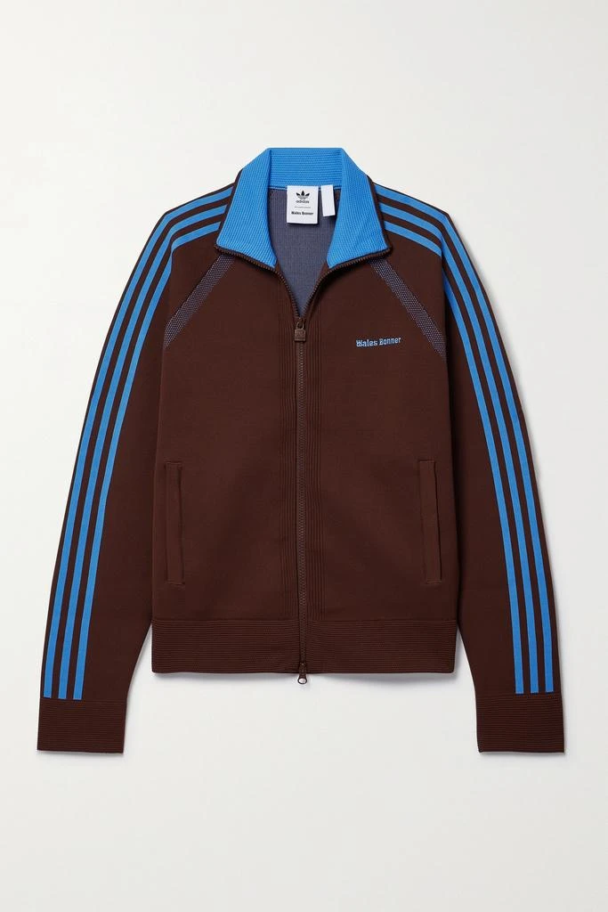商品Adidas|X Wales Bonner 网布边饰再生弹力针织休闲外套,价格¥2522,第1张图片