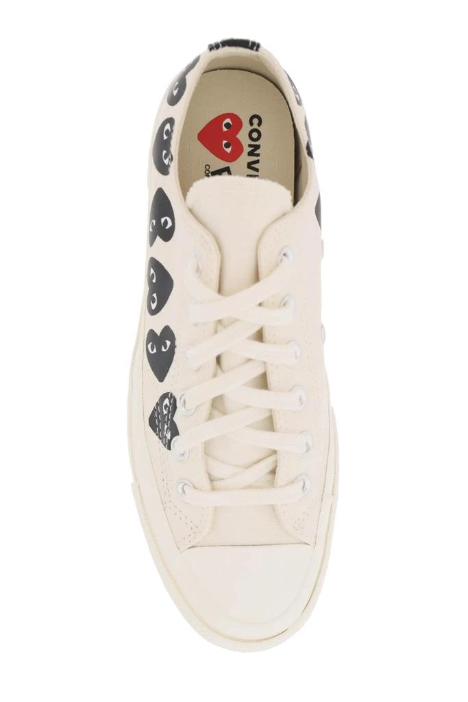 商品Comme des Garcons|Multi Heart Converse X Comme Des Gar S Play Low-top Sneakers,价格¥1272,第2张图片详细描述