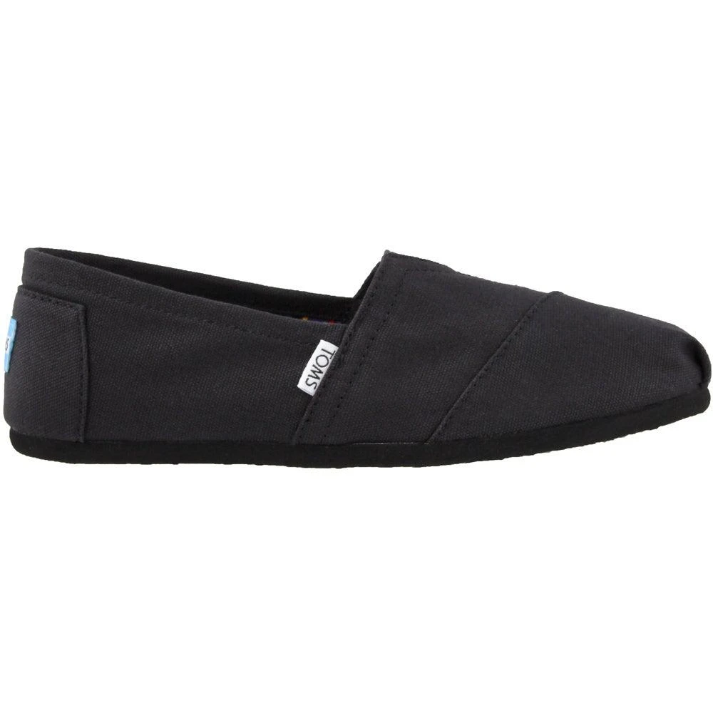 商品TOMS|黑色 纯色 男士懒人鞋帆布鞋 Alpargata,价格¥263,第1张图片