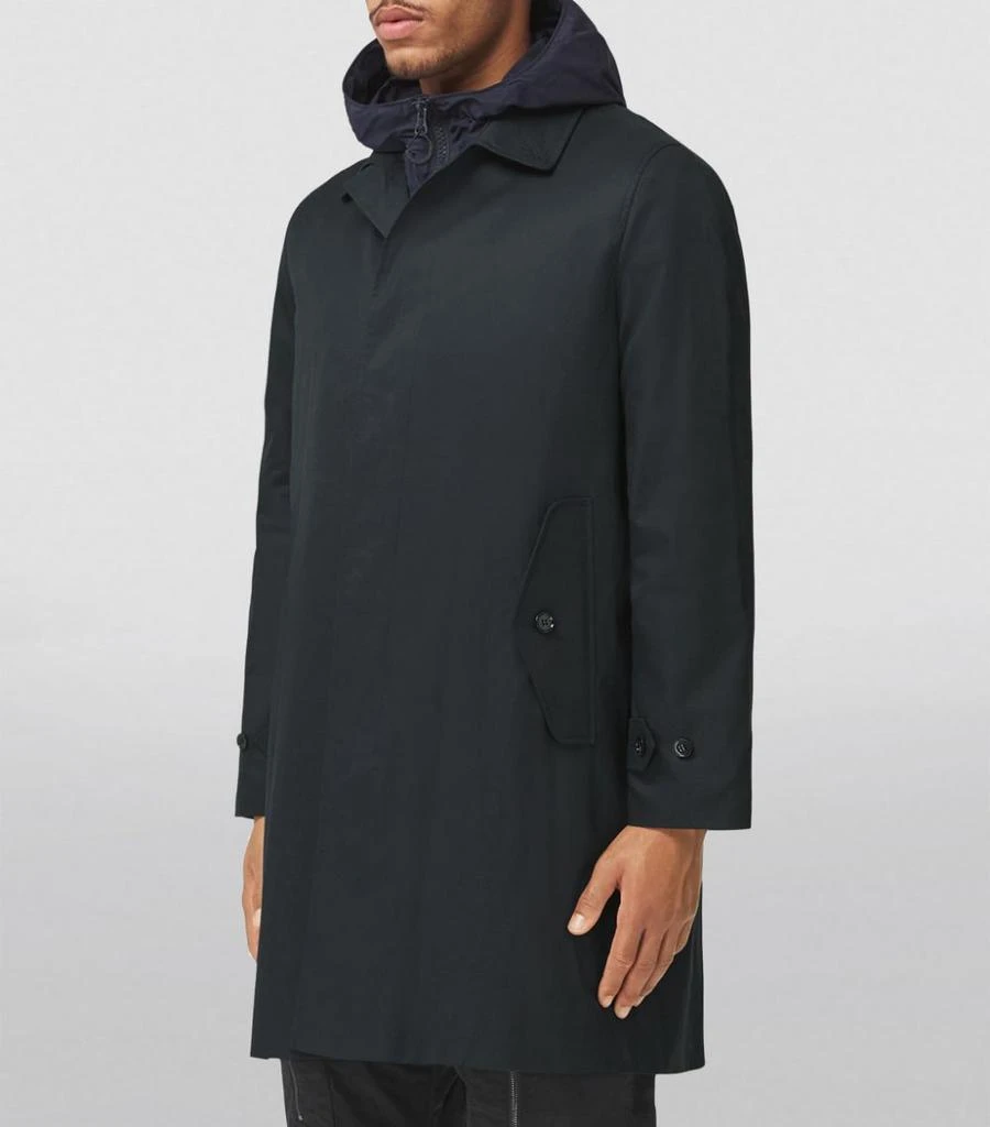 商品Burberry|Cotton Gabardine Car Coat,价格¥13908,第3张图片详细描述