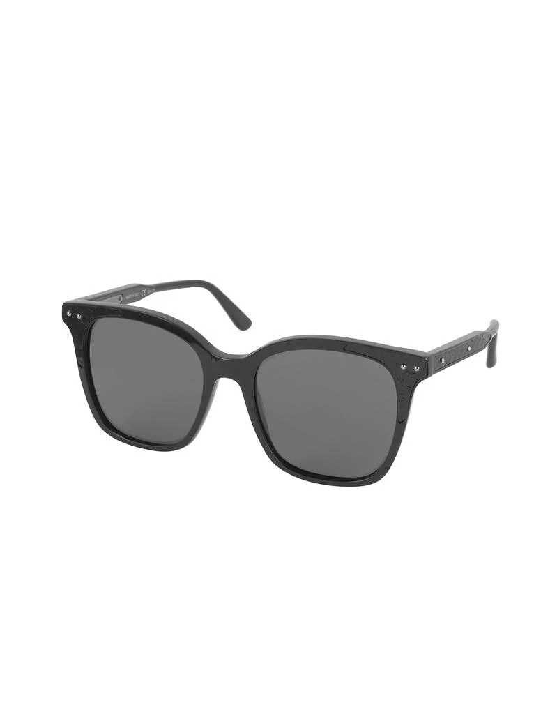 商品Bottega Veneta 宝缇佳|BV0118S 005 黑色醋酸框架女士太阳眼镜,价格¥2733,第2张图片详细描述