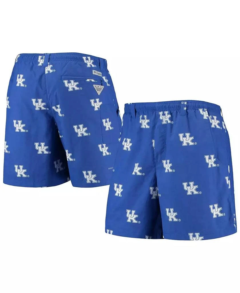 商品Columbia|Men's PFG Royal Kentucky Wildcats Backcast LI 6" Omni-Shade Hybrid Shorts,价格¥277,第1张图片