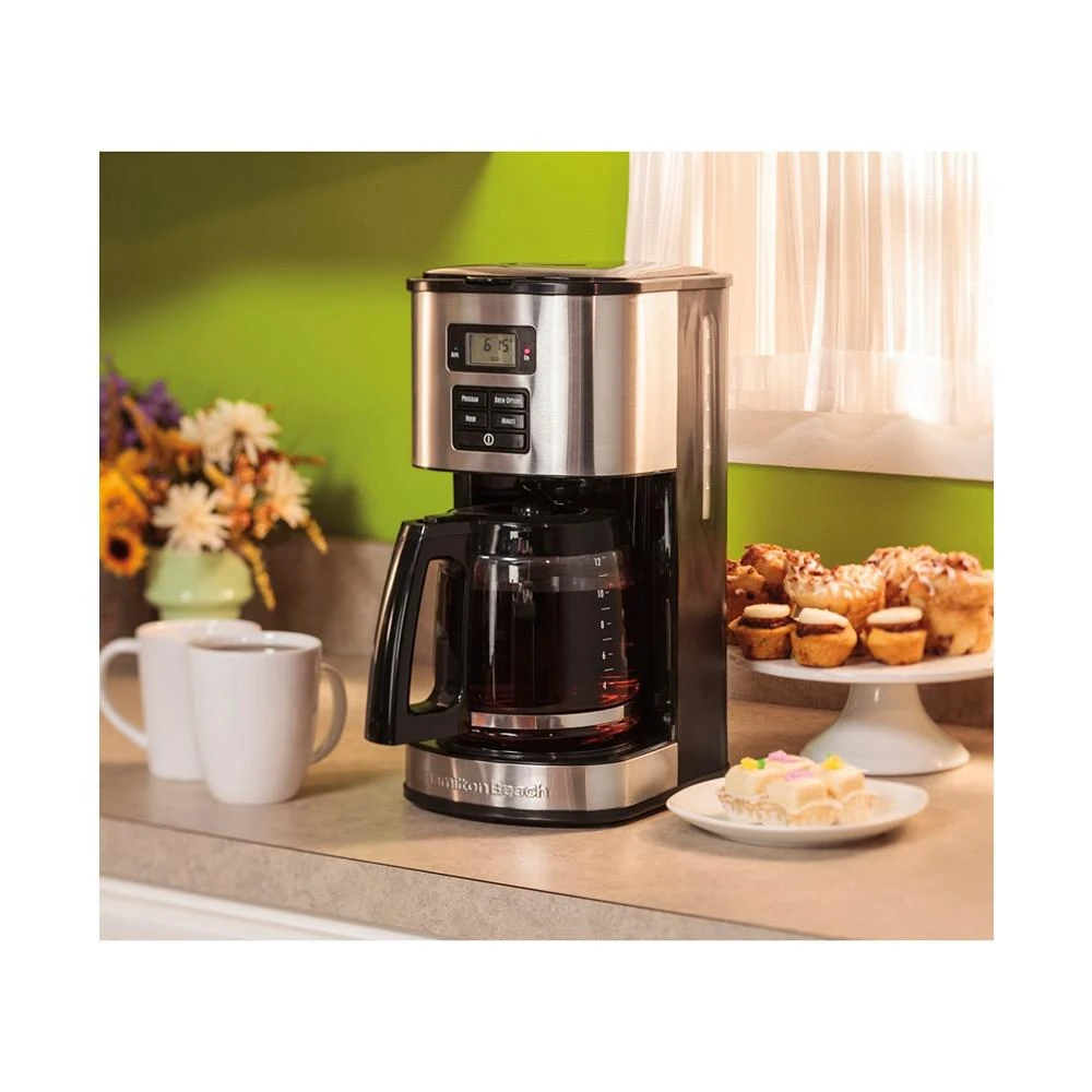 商品Hamilton Beach|12 Cup Digital Coffee Maker,价格¥373,第4张图片详细描述