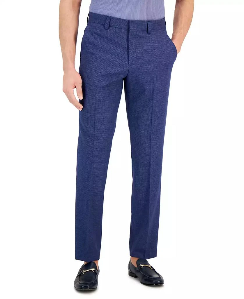 商品Hugo Boss|Men's Modern-Fit Micro-Grid Superflex Suit Pants,价格¥449,第1张图片