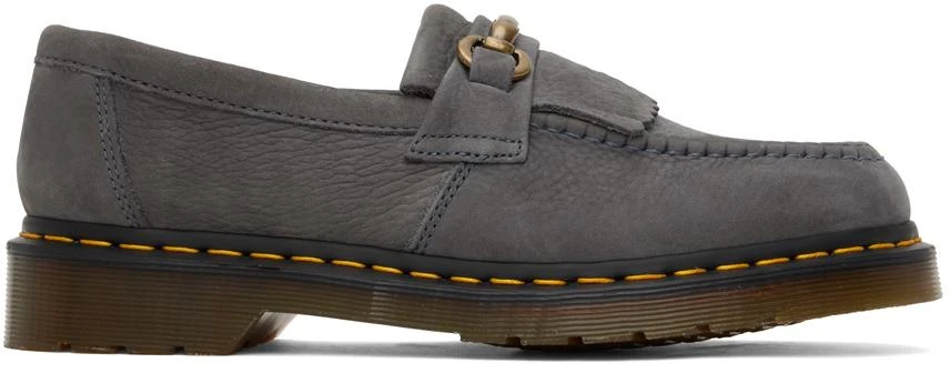 商品Dr. Martens|Gray Adrian Snaffle Loafers,价格¥912,第1张图片