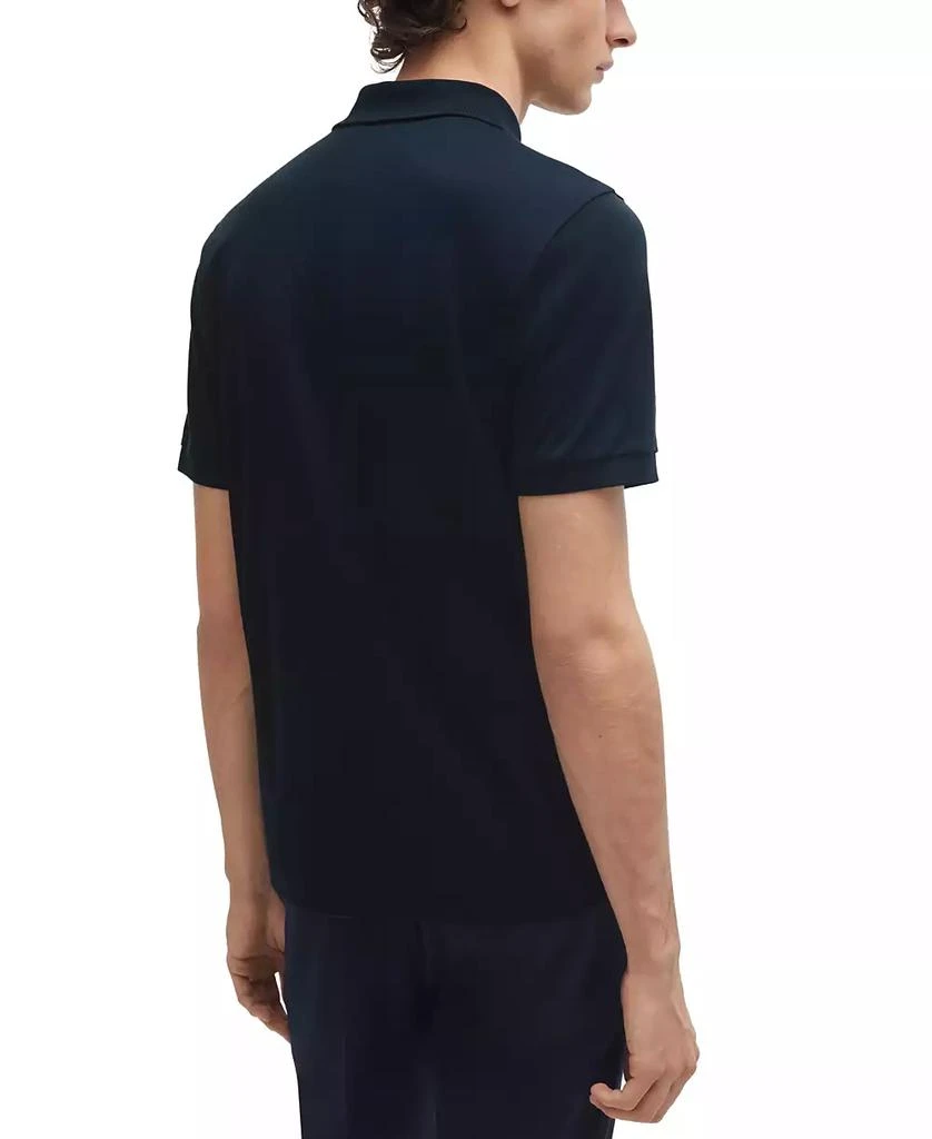 商品Hugo Boss|Men's Zip Placket Slim-Fit Polo Shirt,价格¥763,第2张图片详细描述