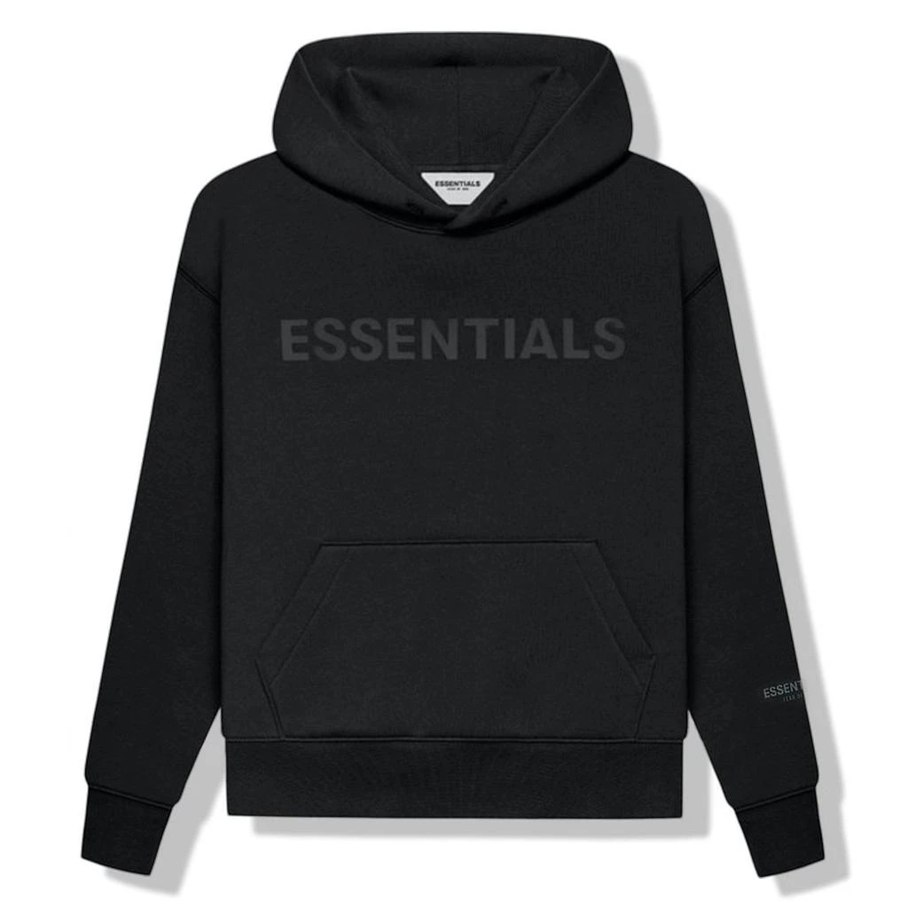 商品[二手商品] Essentials|Fear Of God Essentials Black Hoodie,价格¥1890,第1张图片