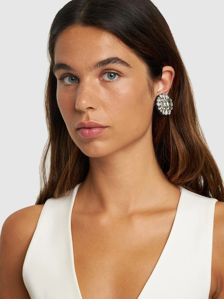 商品Moschino|Crystal Clip-on Earrings,价格¥339,第1张图片详细描述