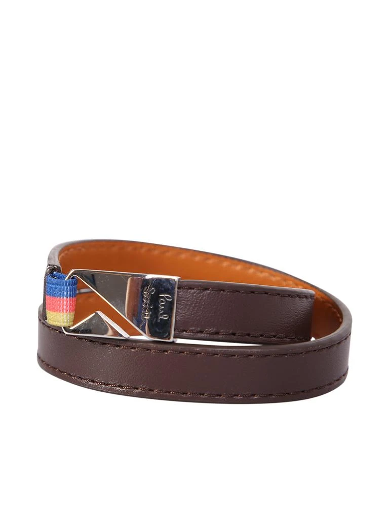 商品Paul Smith|PAUL SMITH BRACELET WITH LOGO AND SIGNATURE ARTIST STRIPE PRINT BY PAUL SMITH,价格¥939,第2张图片详细描述