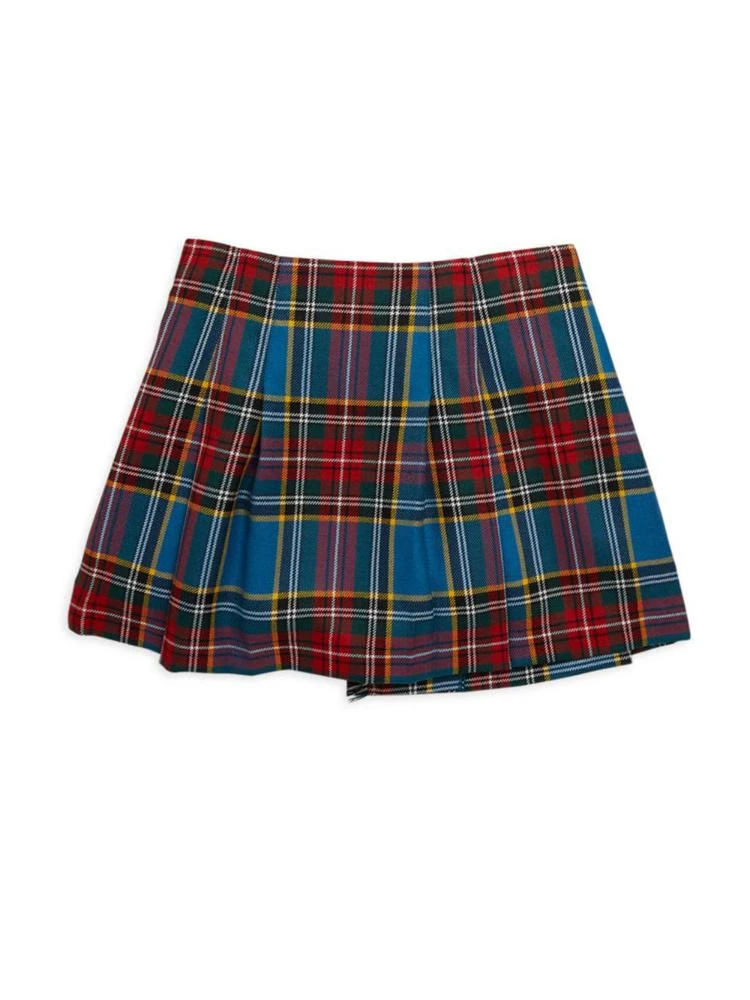 商品Burberry|Little Girl's & Girl's Klorrie Plaid Wool Skirt,价格¥682,第2张图片详细描述