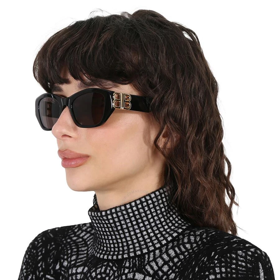 商品Balenciaga|Grey Cat Eye Ladies Sunglasses BB0311SK 001 53,价格¥2002,第2张图片详细描述