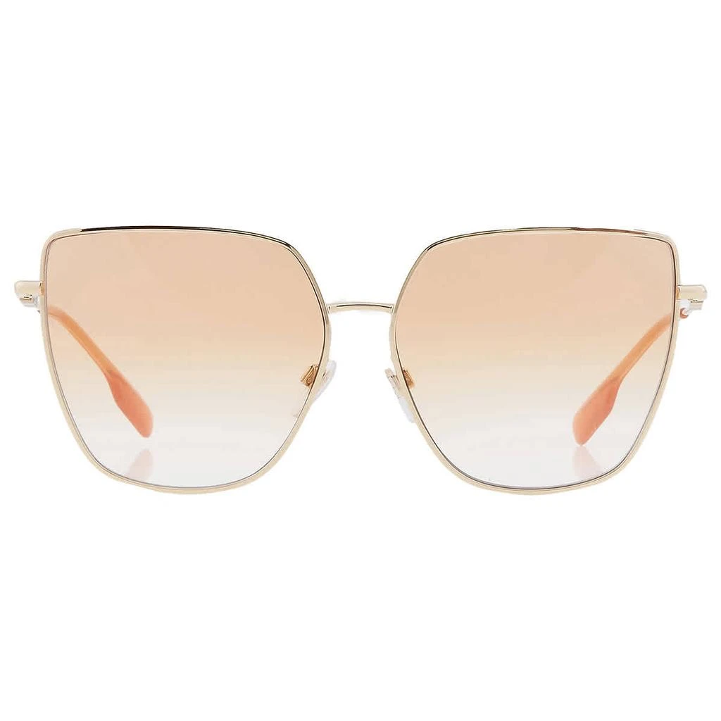 商品Burberry|Alexis Orange Gradient Butterfly Ladies Sunglasses BE3143 1109V0 61,价格¥768,第1张图片