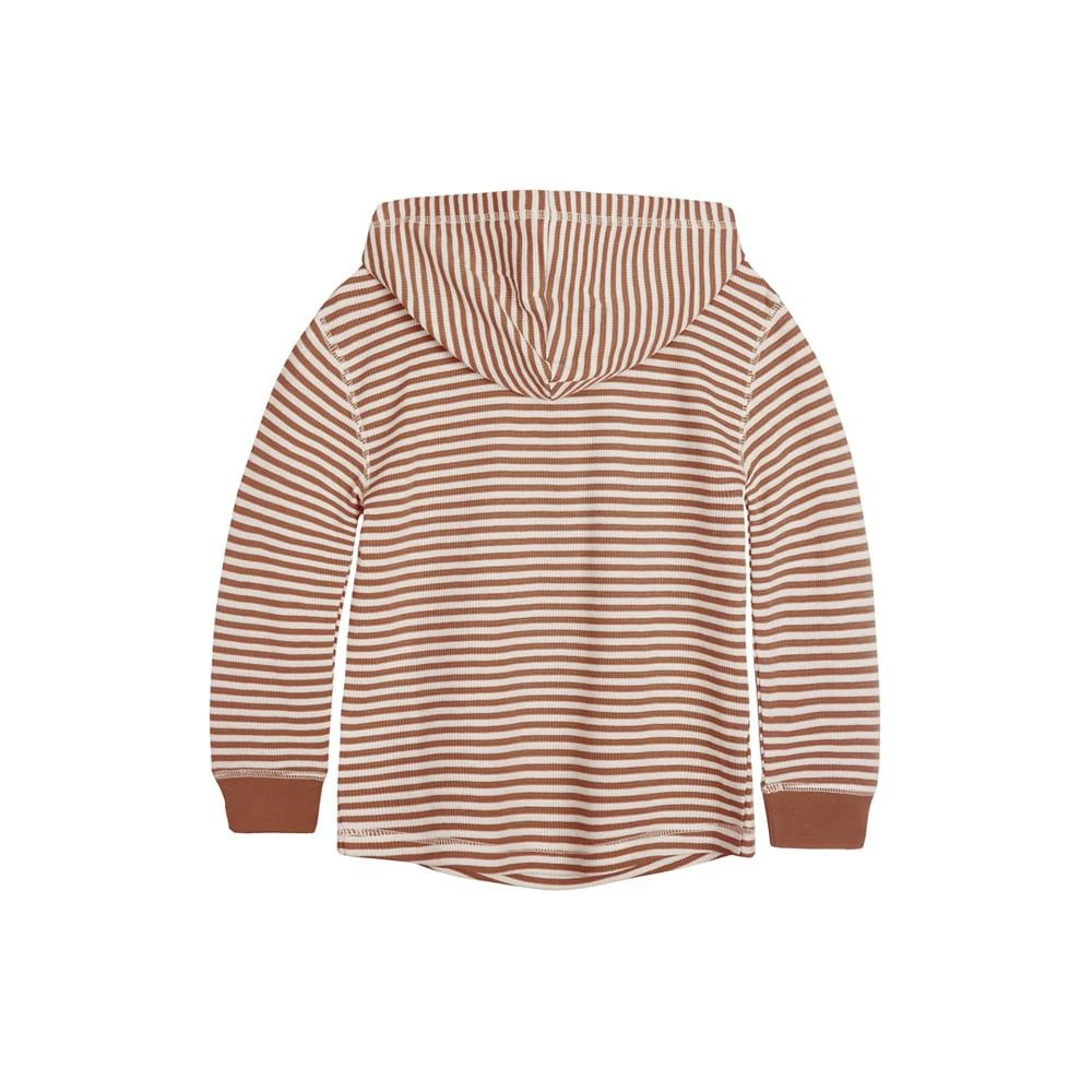 商品Epic Threads|Little Boys Stripe Hood Thermal T-shirt,价格¥105,第2张图片详细描述