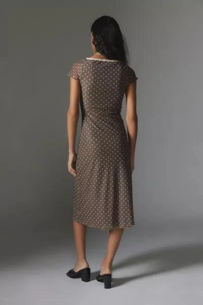 Motel Vilinia Polka Dot Midi Dress 商品