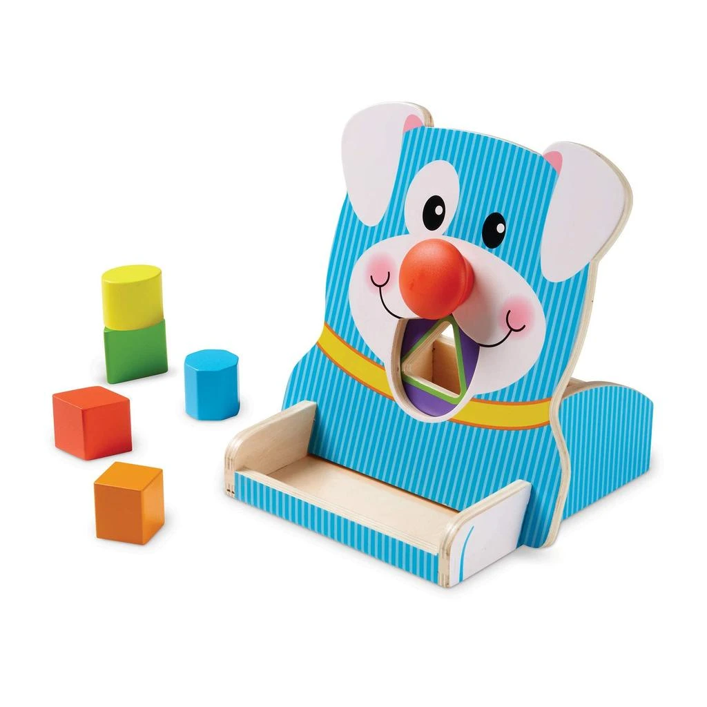 商品Melissa & Doug|Melissa & Doug First Play Wooden Spin and Feed Shape Sorter (Frustration-Free Packaging),价格¥152,第2张图片详细描述