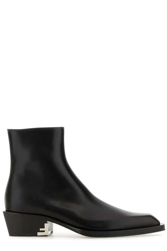 商品Fendi|Fendi Squared Tapered Toe Ankle Boots,价格¥8392,第1张图片