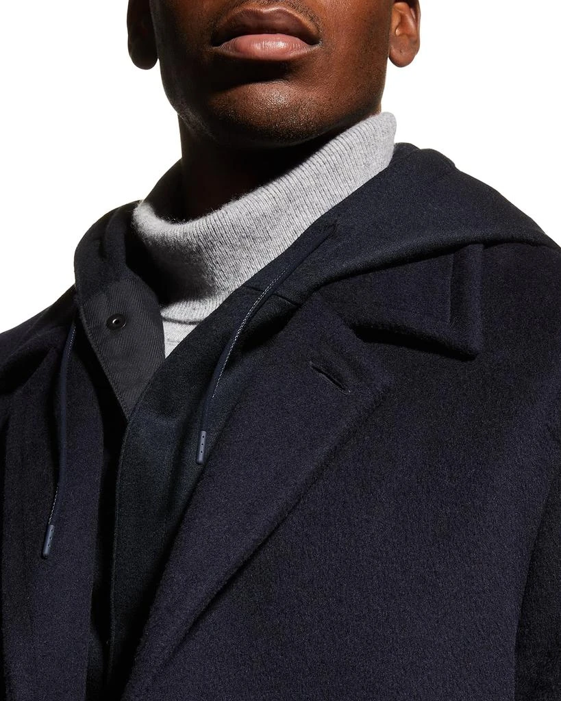 商品Vince|Men's Mac Mixed-Media Coat,价格¥2548,第5张图片详细描述