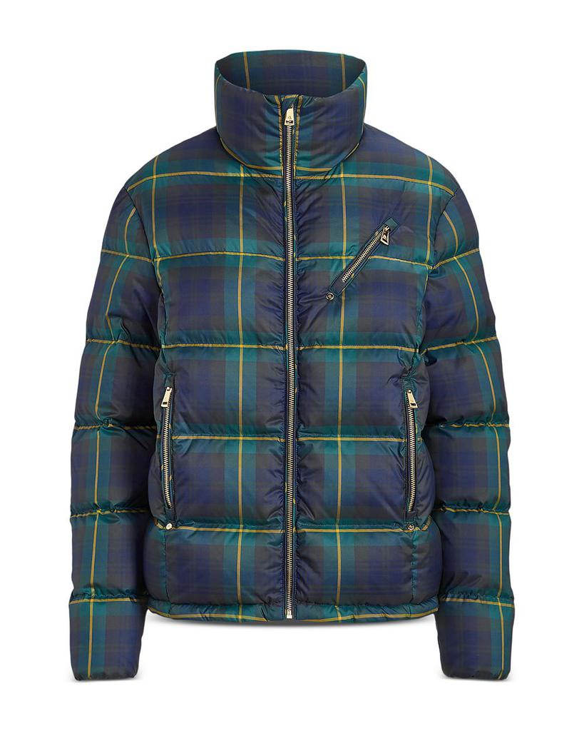 Plaid Puffer Coat商品第6张图片规格展示