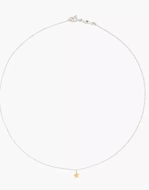 商品Madewell|迷你心形镀金项链,价格¥196,第2张图片详细描述