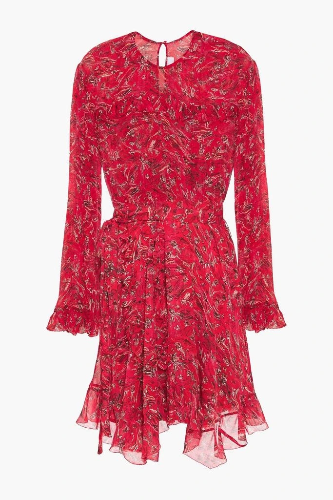 商品IRO|About ruffled printed georgette mini dress,价格¥1265,第1张图片