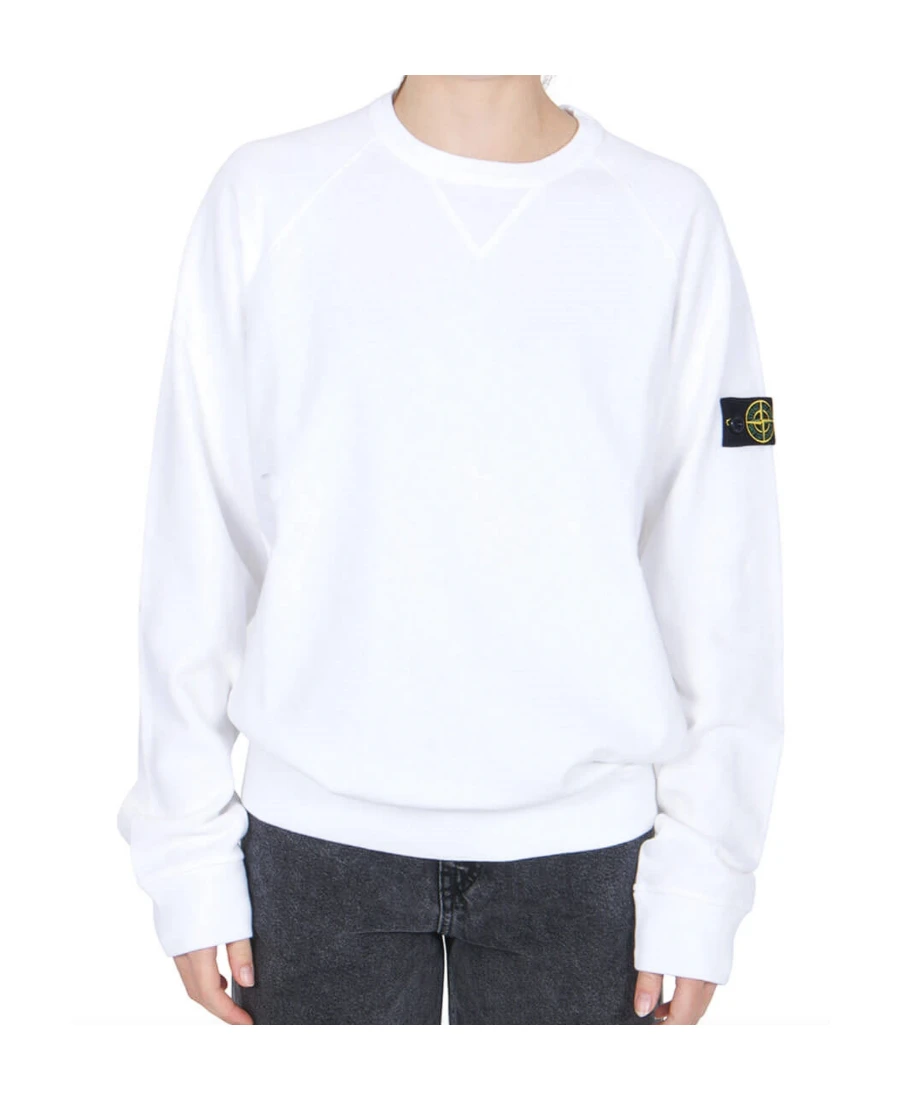 商品Stone Island|Stone Island 男童针织毛衣 801661340V0001-0-0 白色,价格¥1039,第1张图片