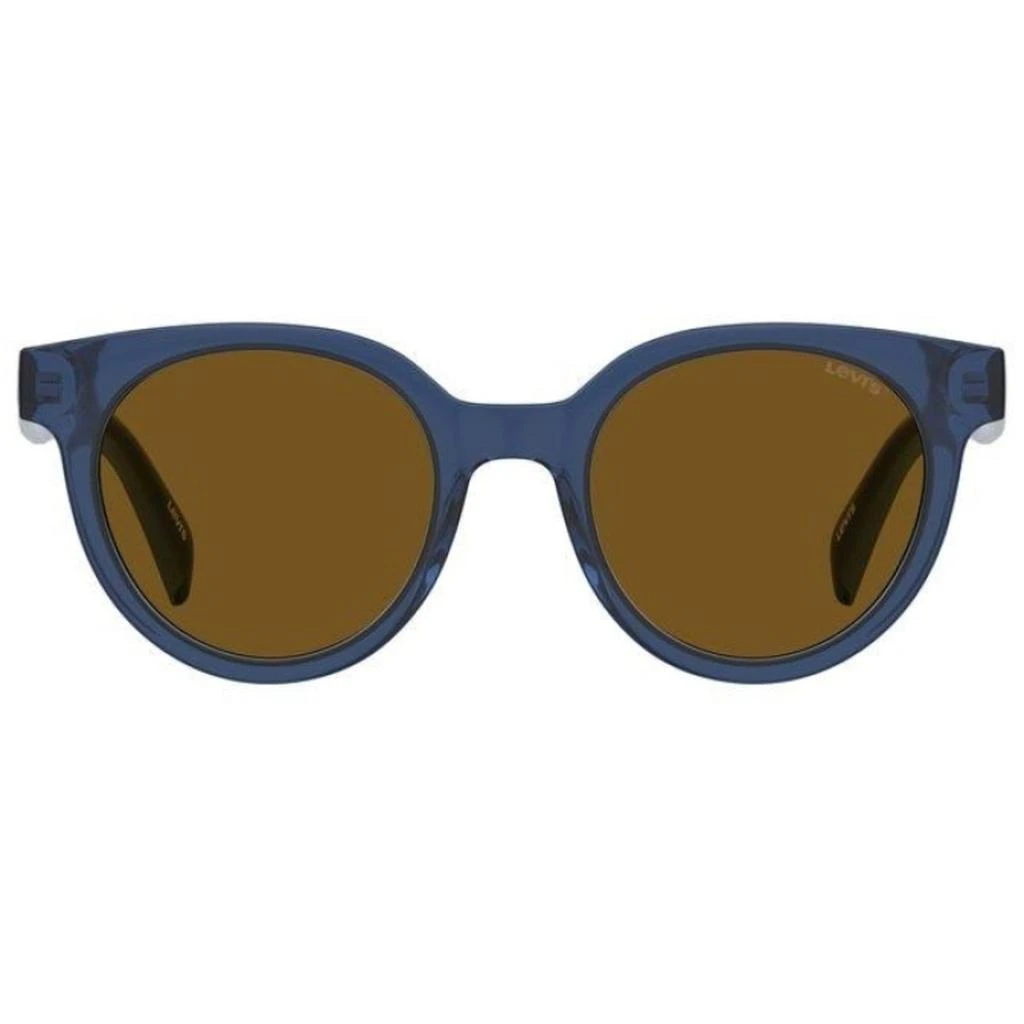 商品Levi's|Levi's Unisex Sunglasses - Blue Cat Eye Frame Brown Lens | LEVI LV 1009/S 0PJP/70,价格¥273,第2张图片详细描述