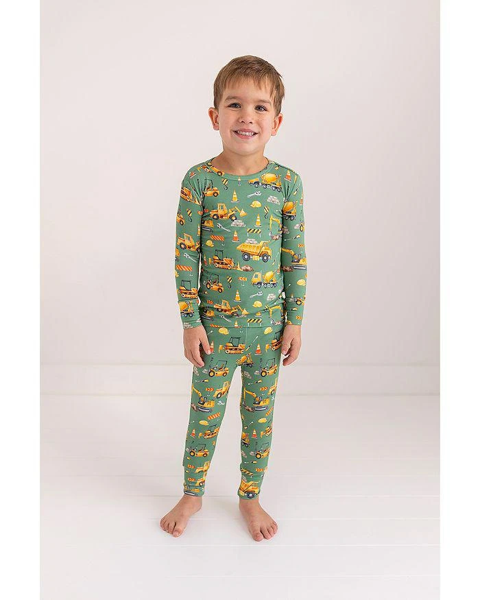 商品Posh Peanut|Boys' Crawford Long Sleeve Pajama Set - Baby,价格¥203,第4张图片详细描述