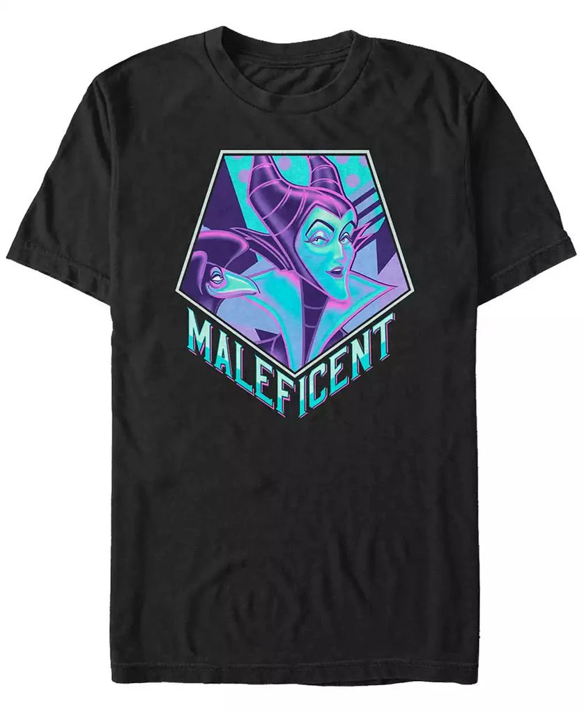 商品Disney|Disney Men's Sleeping Beauty Maleficent Pop Art, Short Sleeve T-Shirt,价格¥187,第1张图片