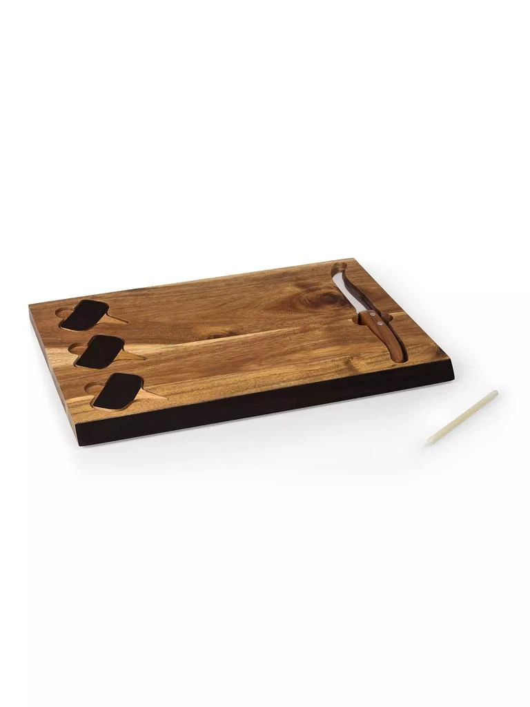 商品Picnic Time|Delio 6-Piece Cheese Acacia Wood Cutting Board & Tools Set,价格¥345,第2张图片详细描述