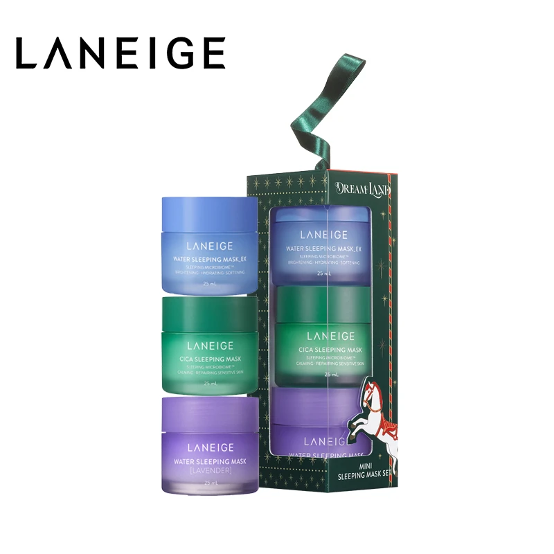 商品[国内直发] Laneige|限量款 迷你睡眠面膜3件套（经典25ml，薰衣草25ml，绿森林25ml ）,价格¥266,第1张图片