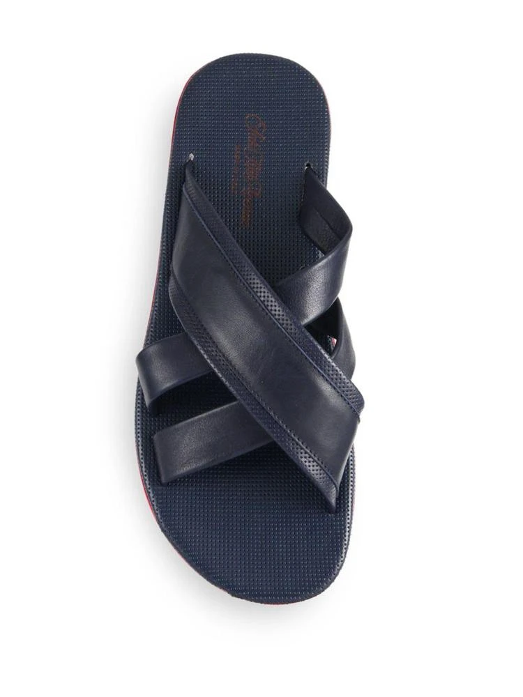 商品Saks Fifth Avenue|COLLECTION Cross-Strap Leather Sandals,价格¥1260,第4张图片详细描述