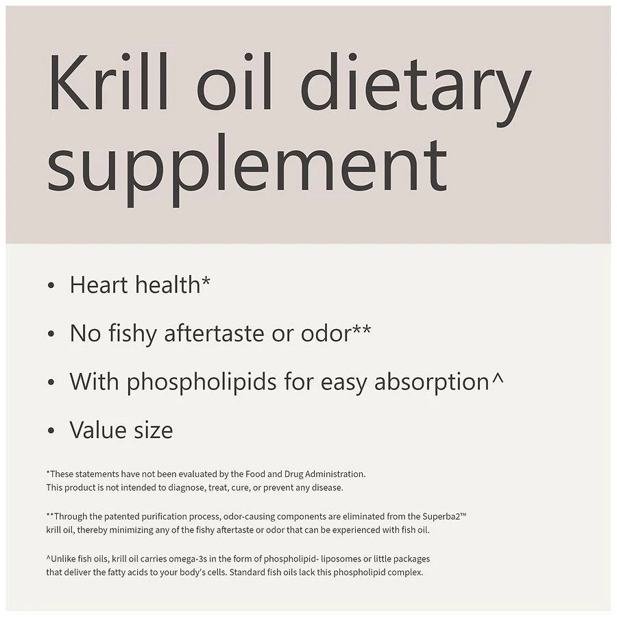 Walgreens Antarctic Pure Krill Oil 350 mg Softgels 8