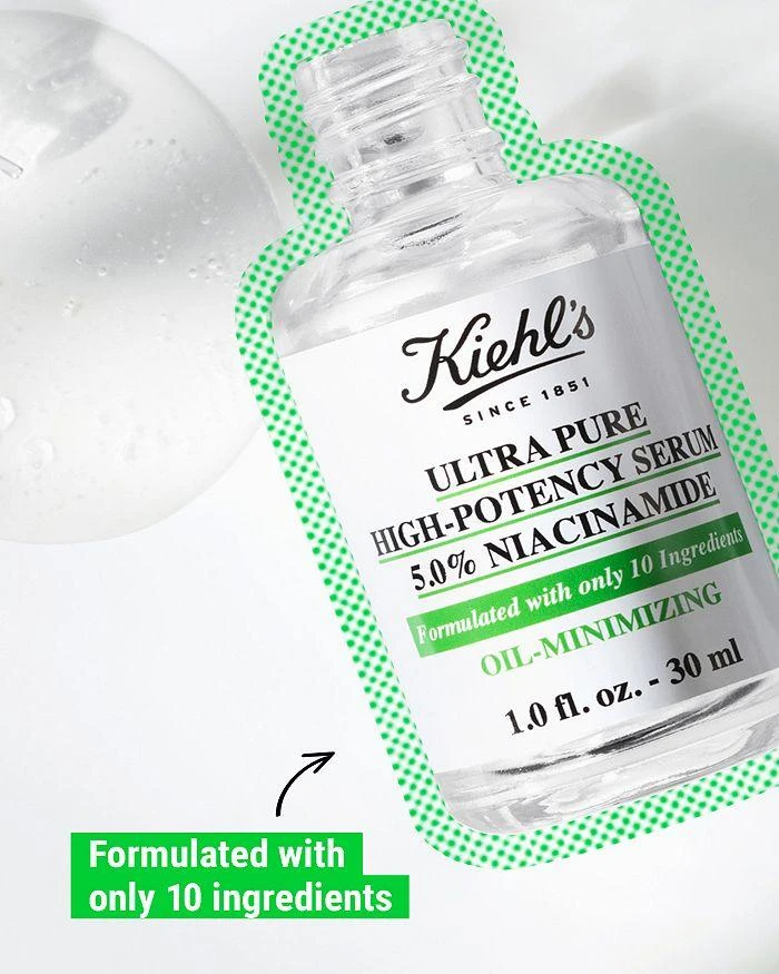 商品Kiehl's|Ultra Pure High-Potency Serum 5.0% Niacinamide 1 oz.,价格¥261,第3张图片详细描述