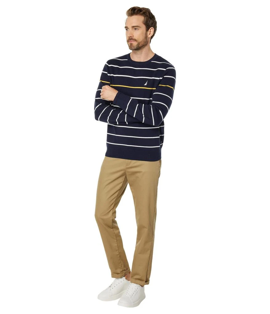 商品Nautica|Striped Crew Neck Sweater,价格¥669,第4张图片详细描述