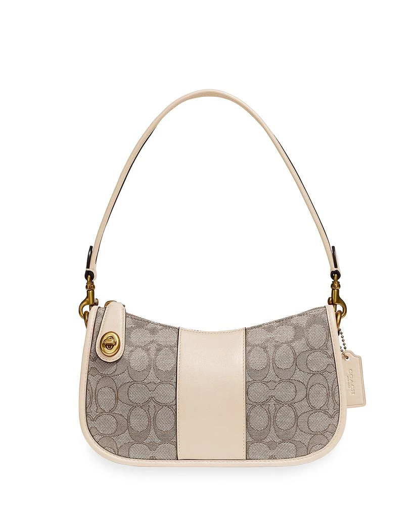 商品Coach|Swinger Signature Jacquard Shoulder Bag,价格¥2216,第1张图片