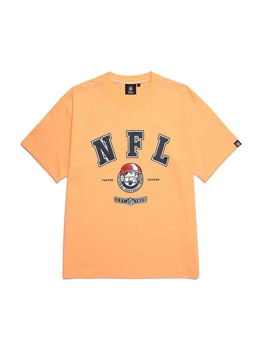 商品NFL|Arch Helmet Boy Short Sleeve T-shirt Light Orange,价格¥430,第2张图片详细描述