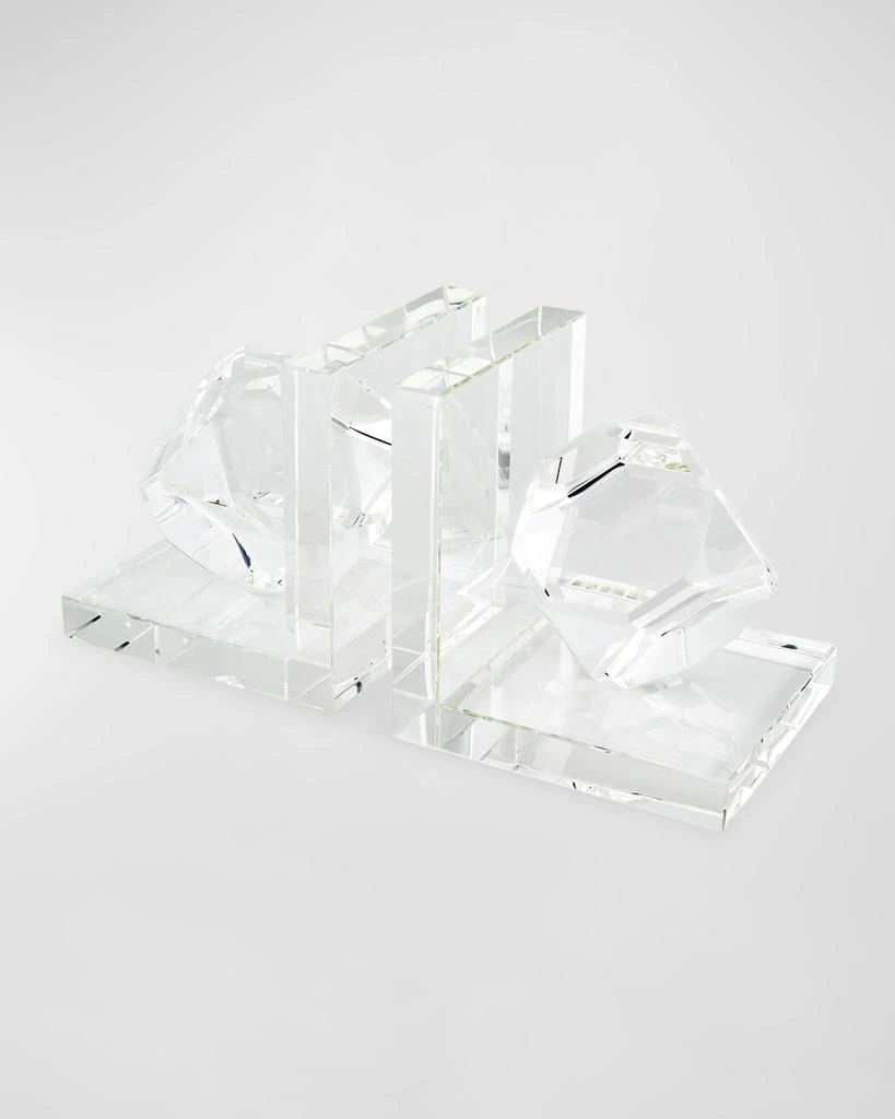 商品Tizo|Clear Crystal  Bookend Pair,价格¥1247,第1张图片