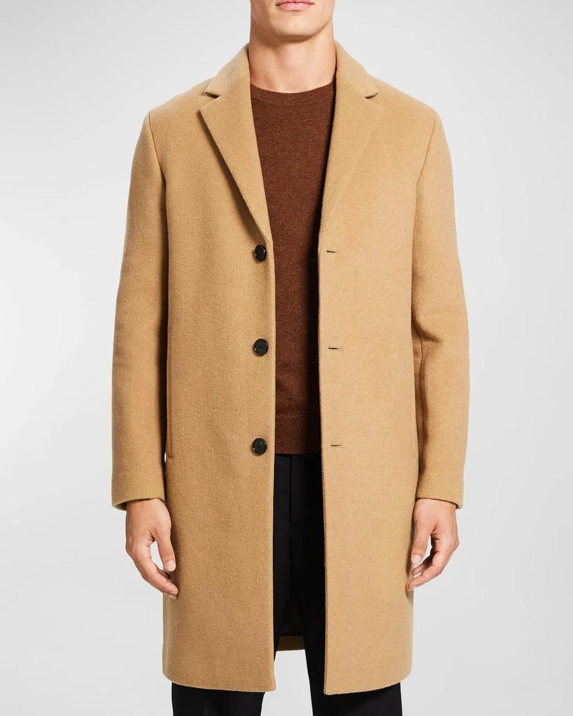 商品Theory|Men's Suffolk Wool Overcoat,价格¥1611,第3张图片详细描述