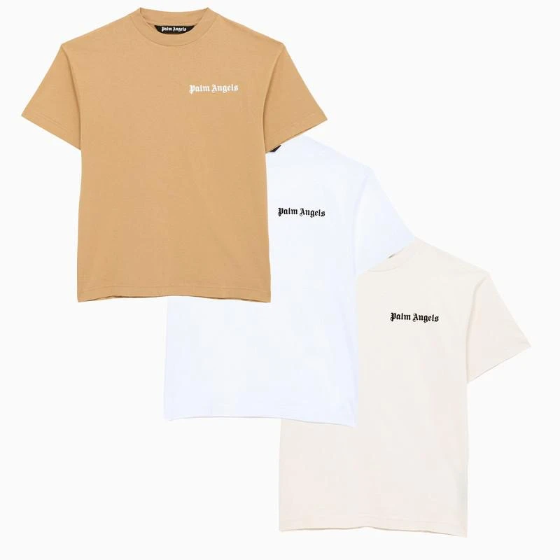 商品Palm Angels|Short sleeve crew neck t-shirts in cotton,价格¥3918,第1张图片