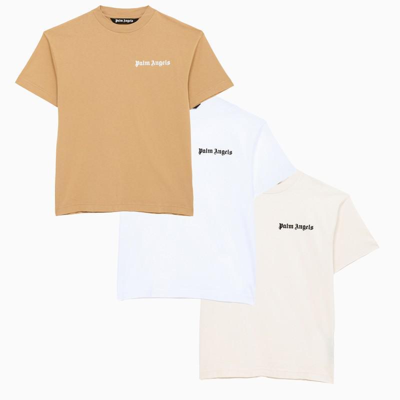 商品Palm Angels|Short sleeve crew neck t-shirts in cotton,价格¥3200,第1张图片