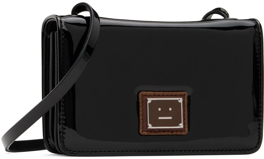 商品Acne Studios|Black Mini Plaque Bag,价格¥2086,第2张图片详细描述