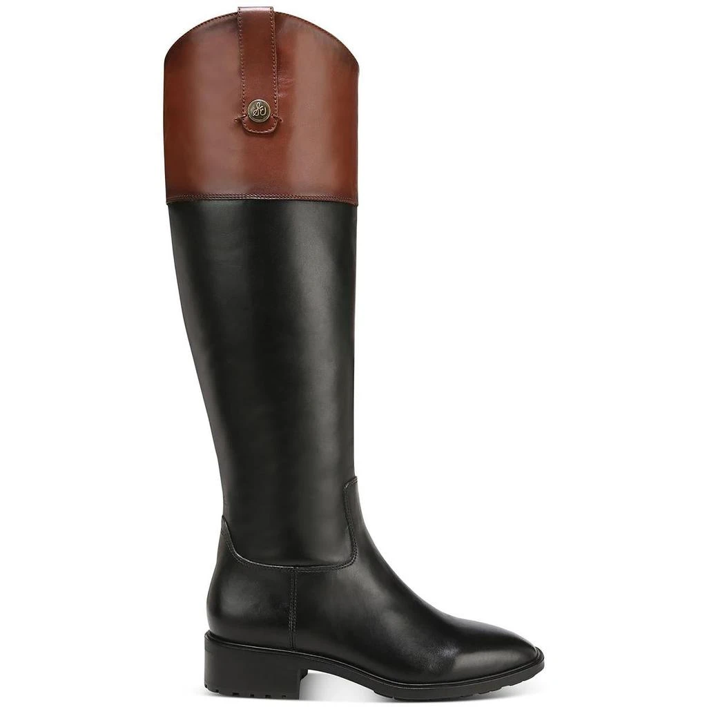 商品Sam Edelman|Drina Womens Leather Riding Knee-High Boots,价格¥450,第2张图片详细描述