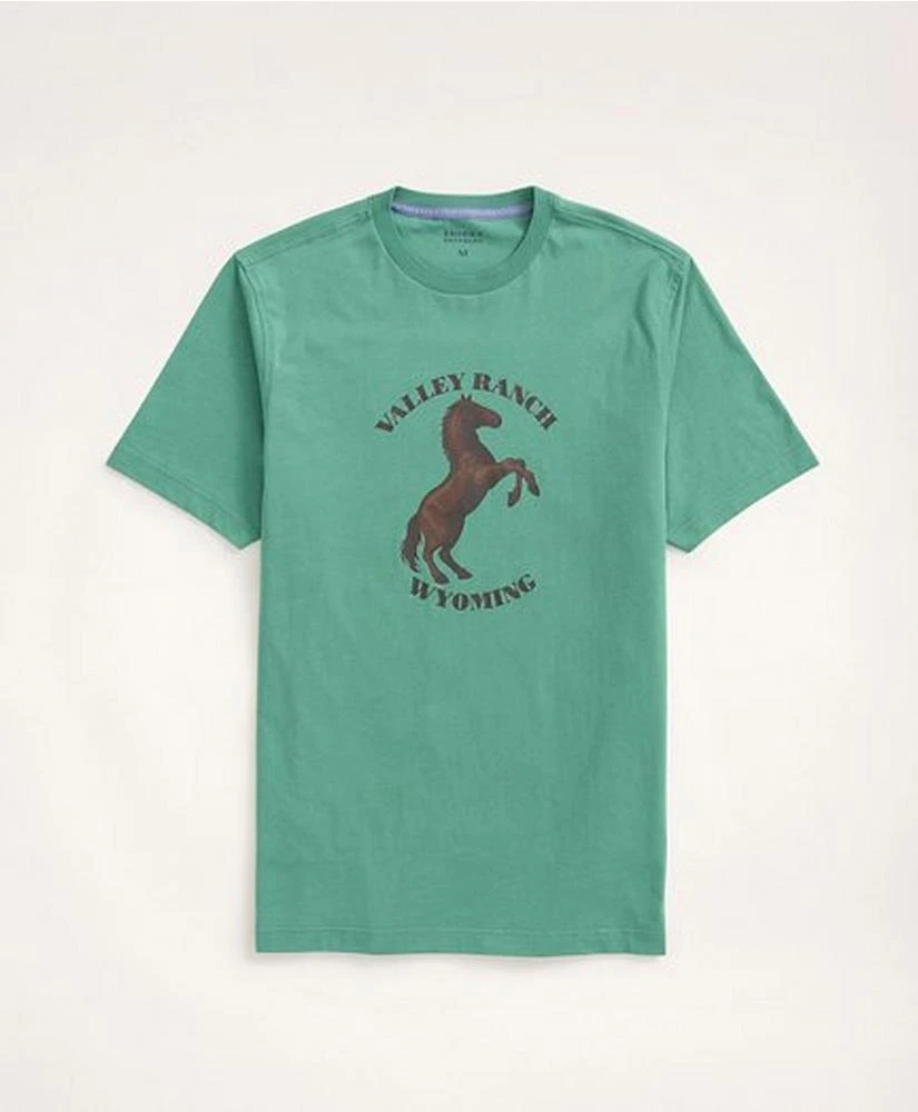 商品Brooks Brothers|Cotton Jersey Valley Ranch T-Shirt,价格¥205,第1张图片