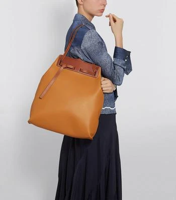 商品Loewe|Leather Lazo Tote Bag,价格¥15815,第5张图片详细描述