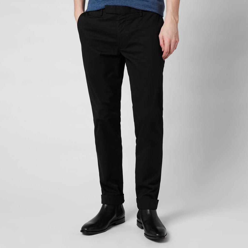 商品Ralph Lauren|Polo Ralph Lauren Men's Stretch Slim Fit Chino Trousers - Polo Black,价格¥1196-¥1437,第1张图片